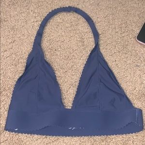 Urban Outfitters Scalloped Halter Bralette